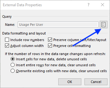 Import License Statistics data into Excel using Power Query 16