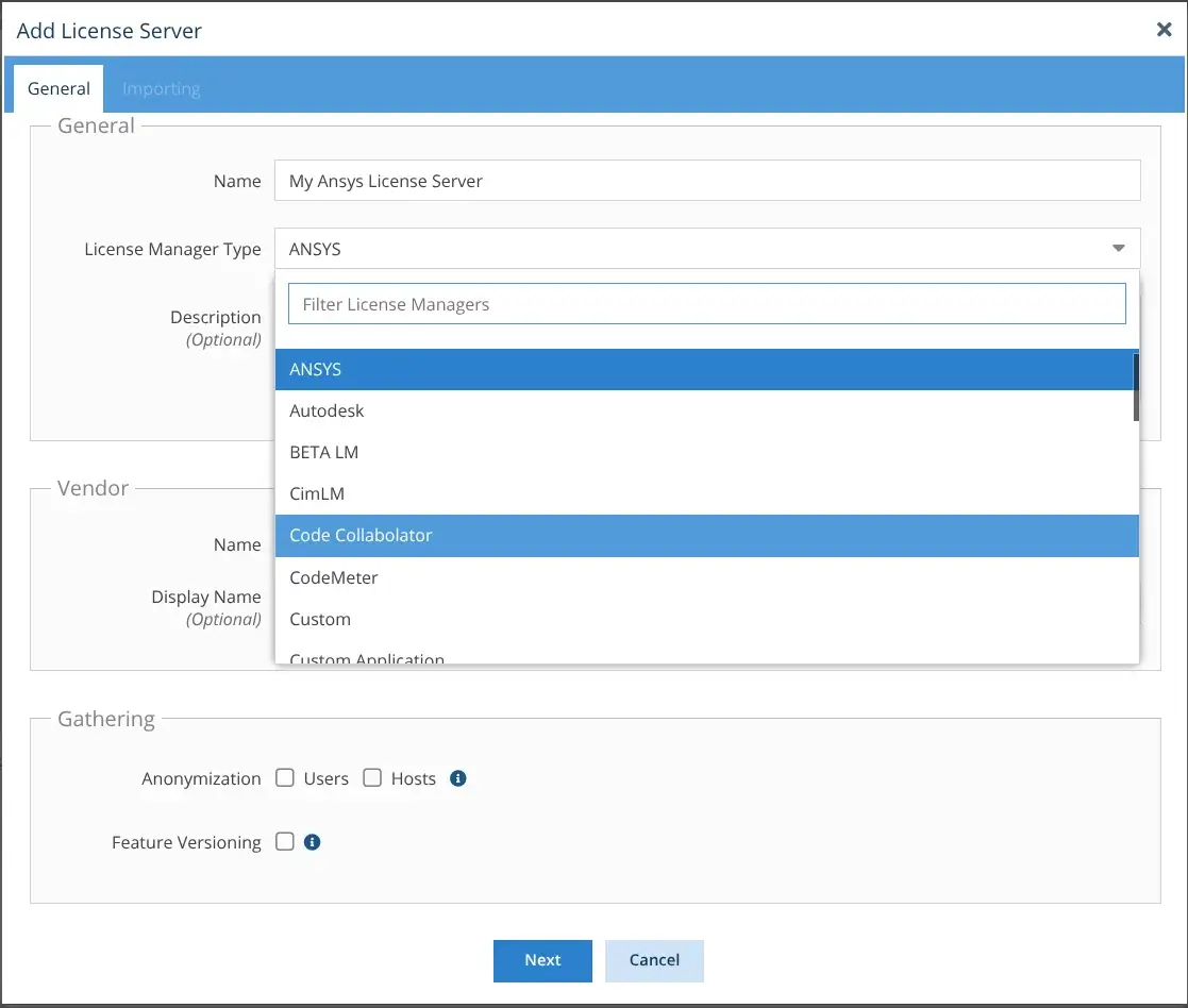 How to set up Ansys license server monitoring - Add Ansys License Server