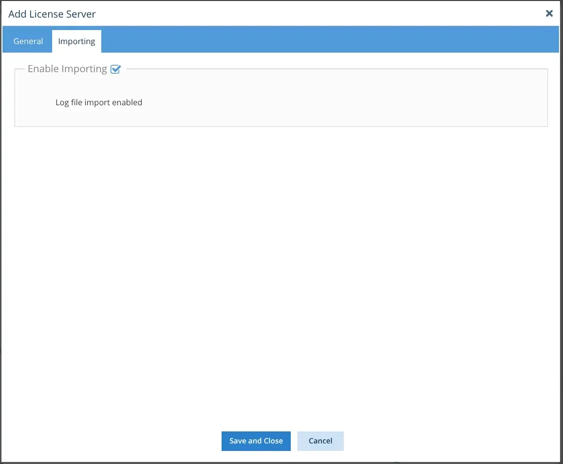 How to set up Ansys license server monitoring - Ansys License Servers - Importing