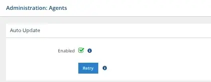 License Statistics v7.2 - schedule automatic agent updates